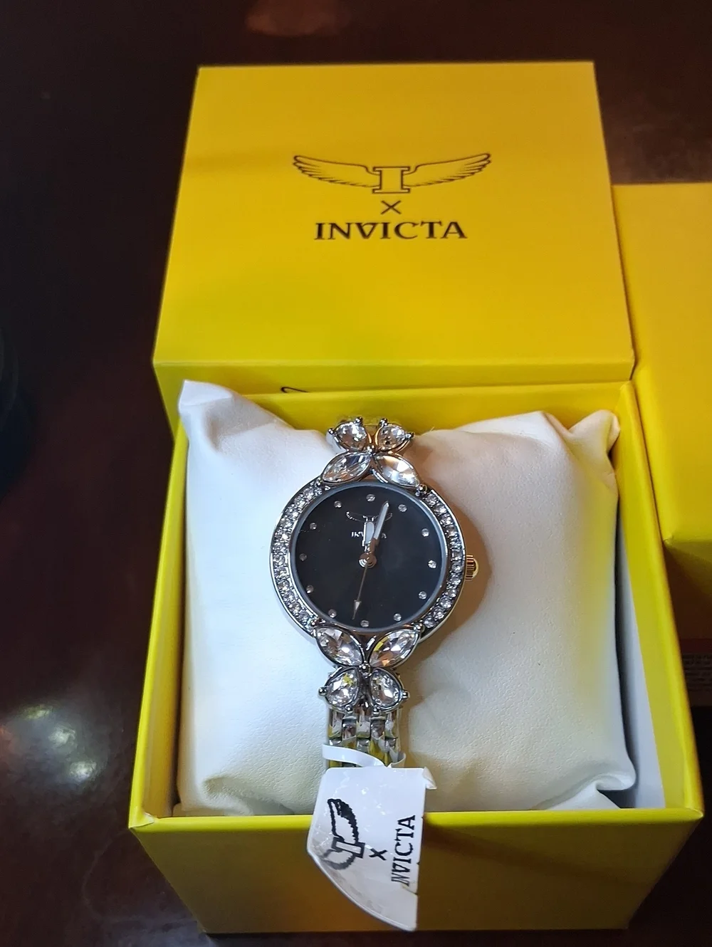Invicta Angel Wildflower Lady Women's Silver Quartz Watch Model 69102 New